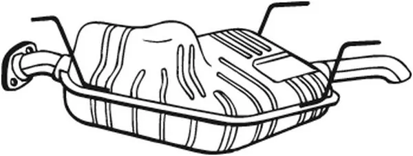 Silencieux arrière BOSAL 185-629