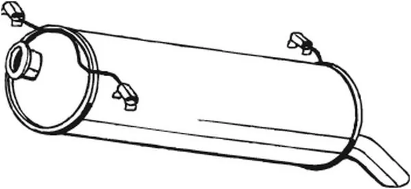 Silencieux arrière BOSAL 135-715