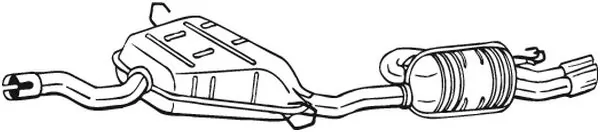 Silencieux arrière BOSAL 279-351