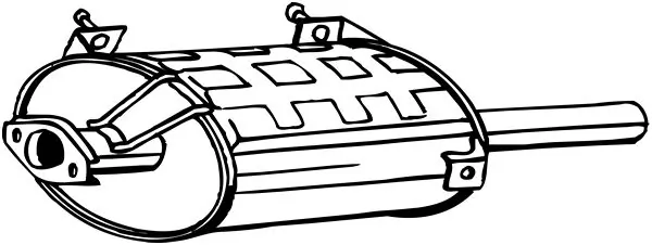 Silencieux arrière BOSAL 219-093