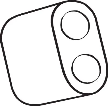 Bandes de caoutchouc, échappement BOSAL 255-819