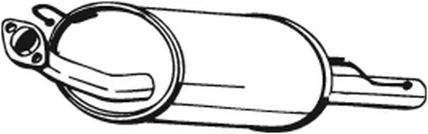 Silencieux arrière BOSAL 145-341