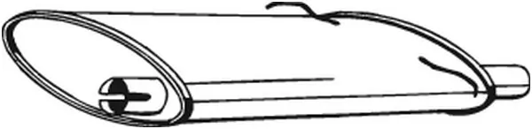 Silencieux arrière BOSAL 235-009