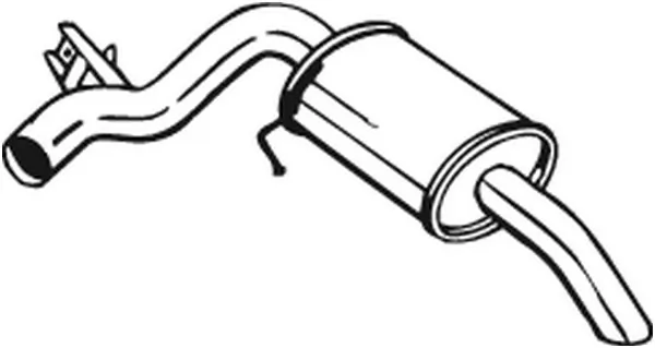 Silencieux arrière BOSAL 247-013