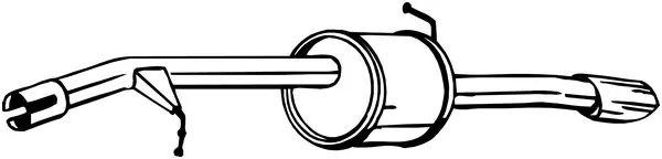 Silencieux arrière BOSAL 135-111