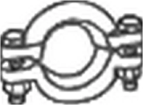 Pièce de serrage, échappement BOSAL 254-934