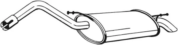 Silencieux arrière BOSAL 154-065