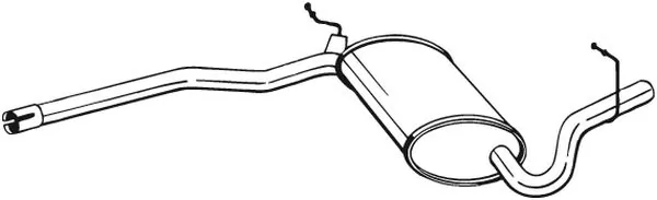 Silencieux central BOSAL 282-717