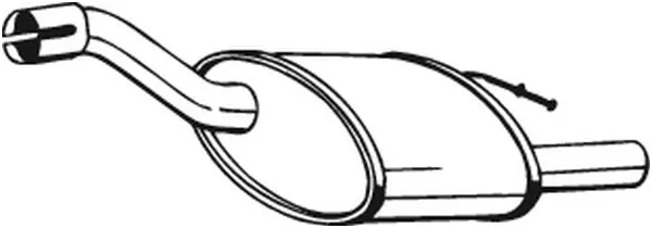 Silencieux arrière BOSAL 154-357