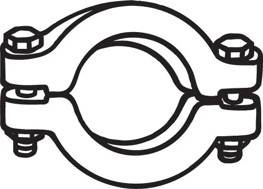 Pièce de serrage, échappement BOSAL 254-300