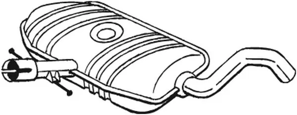 Silencieux central BOSAL 233-483