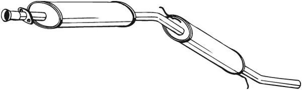 Silencieux arrière BOSAL 281-643