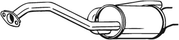 Silencieux arrière BOSAL 163-057