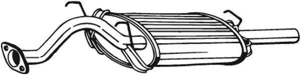Silencieux arrière BOSAL 163-157
