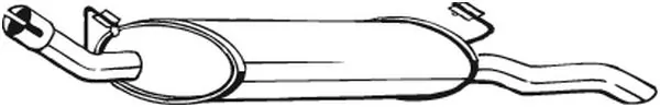 Silencieux arrière BOSAL 185-137