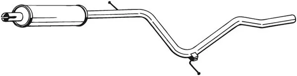 Silencieux central BOSAL 284-357