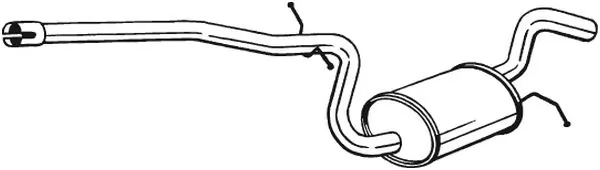 Silencieux central BOSAL 281-469