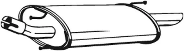 Silencieux arrière BOSAL 154-269