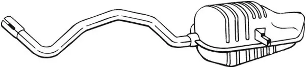 Silencieux arrière BOSAL 279-431