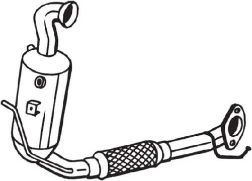 Filtre à particules / à suie, échappement BOSAL 095-449