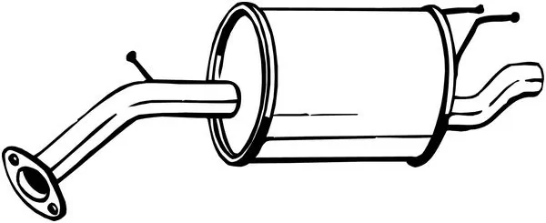 Silencieux arrière BOSAL 128-023