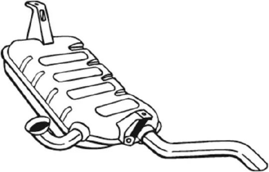 Silencieux arrière BOSAL 200-809