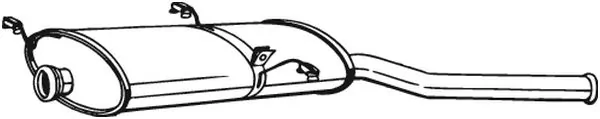 Silencieux arrière BOSAL 135-235