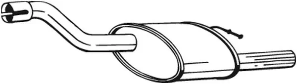 Silencieux arrière BOSAL 154-373