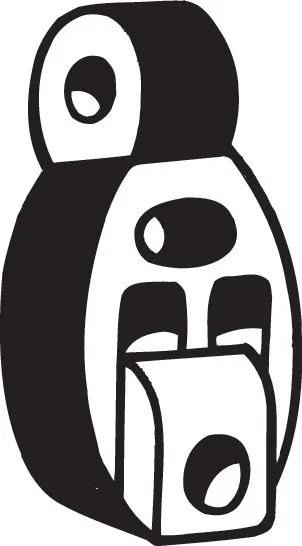 Bandes de caoutchouc, échappement BOSAL 255-055