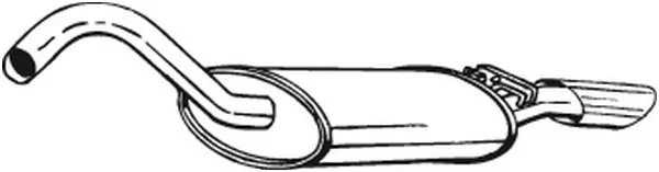 Silencieux arrière BOSAL 105-119