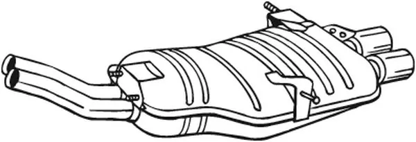 Silencieux arrière BOSAL 247-531