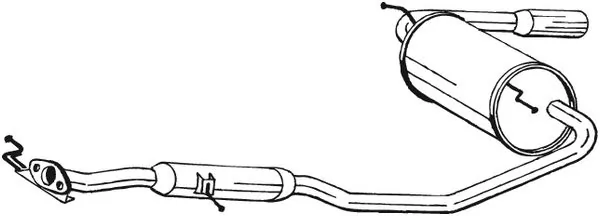 Silencieux arrière BOSAL 284-567