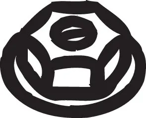 Écrou, collecteur des gaz d'échappement BOSAL 258-336