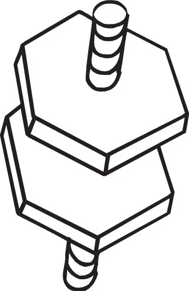 Bandes de caoutchouc, échappement BOSAL 255-015