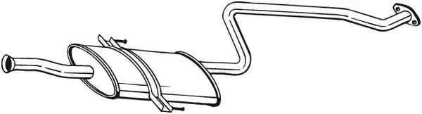 Silencieux central BOSAL 284-301