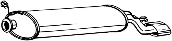 Silencieux arrière BOSAL 135-217