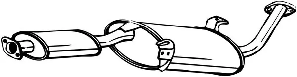 Silencieux central BOSAL 154-553