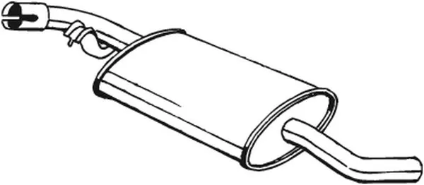 Silencieux central BOSAL 233-741