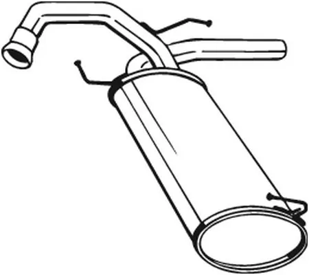 Silencieux arrière BOSAL 148-171