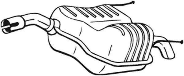 Silencieux arrière BOSAL 185-085