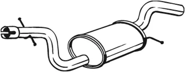 Silencieux central BOSAL 233-719