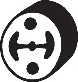 Bandes de caoutchouc, échappement BOSAL 255-099