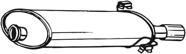 Silencieux arrière BOSAL 190-235