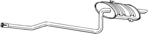Silencieux arrière BOSAL 286-319