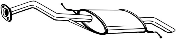 Silencieux arrière BOSAL 278-837