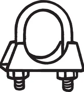 Pièce de serrage, échappement BOSAL 250-860