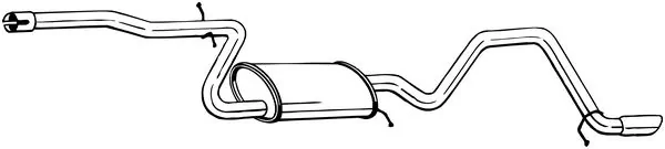 Silencieux arrière BOSAL 288-183