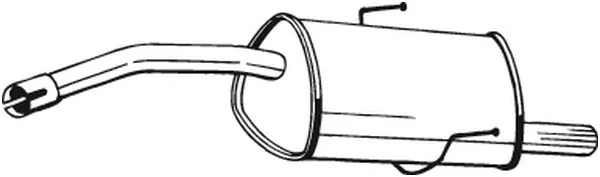 Silencieux arrière BOSAL 100-327
