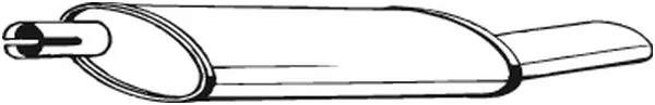 Silencieux arrière BOSAL 185-305