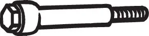 Vis, système d'échappement BOSAL 258-785